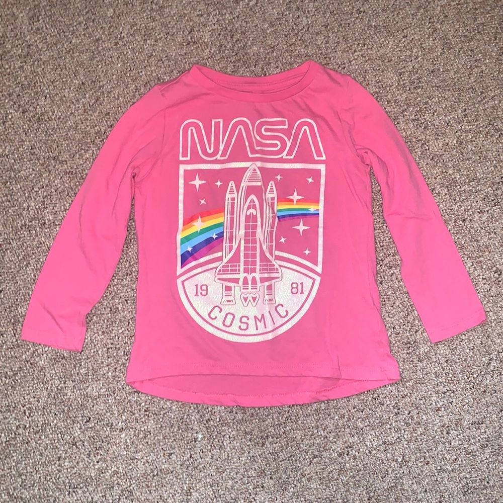 NASA Long Sleeve with Soft Sparkle